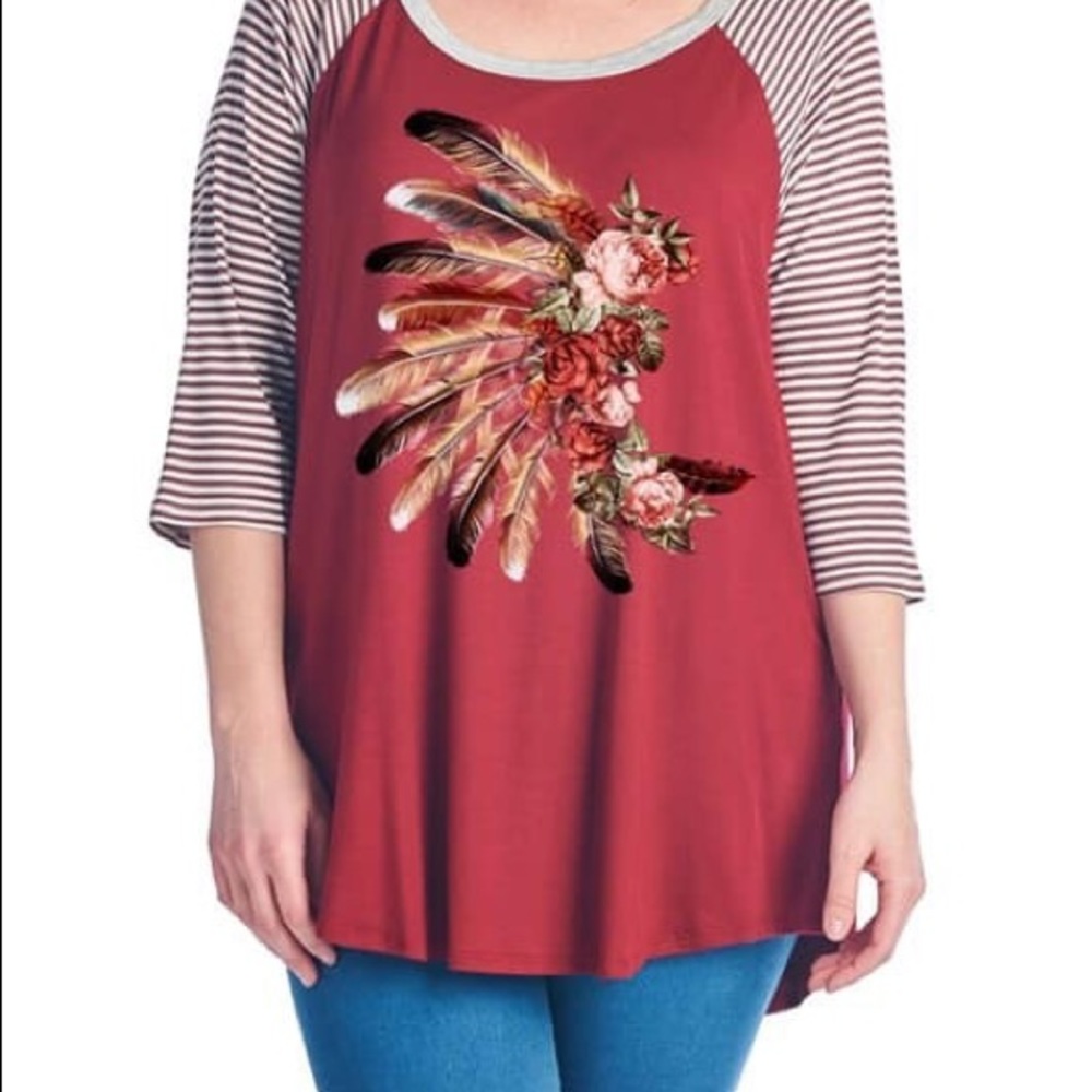 Headdress 3/4 sleeve